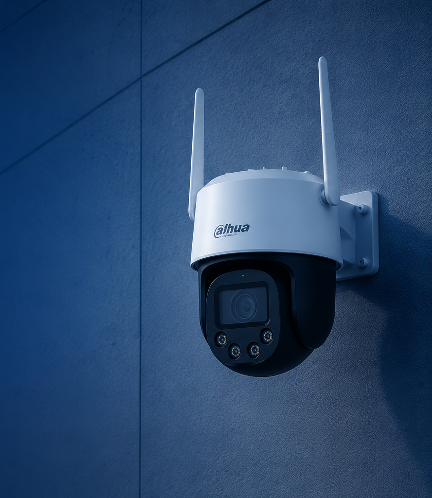 Eagle Eye Security CCTV camera mounted on a wall